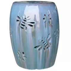 MCarr 19" Bumblebee Stool Milky Blue