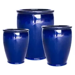 MCarr 15pc Tall Smooth Planter Pallet Admiral Blue