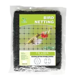 Greenyard 7'x20' Bird Net Folded Black