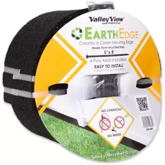 Valley View 5"x8' Earth Rubber Edging Roll Cedar Red
