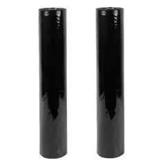 NatureVac Vacuum Seal Bags All Black 15in x 19.5ft (2 Rolls/Box)