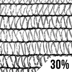 GROW1 Greenhouse Shade Cloth Black 30% Light Dep 32ft x 100ft