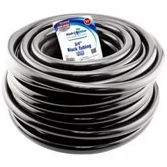 Hydro Flow Vinyl Tubing Black 3/4 in ID - 1 in OD 100 ft Roll