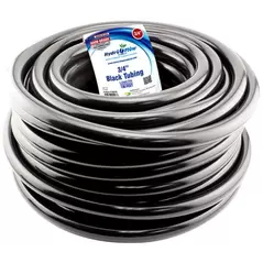 Hydro Flow Vinyl Tubing Black 3/4 in ID - 1 in OD 100 ft Roll