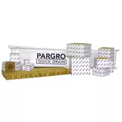 Grodan Pargro QD 4 in x 4 in Block (72) w/ Hole (12/Cs)