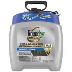 Roundup 1.33gal Dual Action Weed Grass Kill Preventer Pump N Go