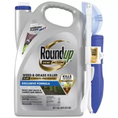 Roundup 1gal Dual Action Weed Grass Kill Preventer Sure Shot Wand