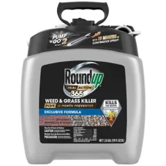 Roundup 1.33gal Dual Action 365 Weed Kill Preventer Pump N Go