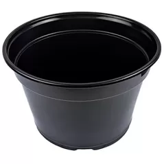 Grower Select 09.00 Coex MumPan Black 1.26gal Bulk 3160/PL - 9in OD x 6.25in H