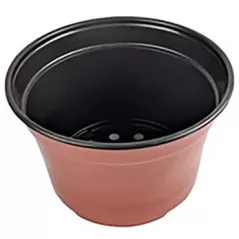 Grower Select 09.00 Coex MumPan Terra Cotta 1.26gal Bulk 3160/PL - 9in OD x 6.25in H
