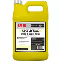 RMI RM18 1gal Fast Acting Weed And Grass Killer With Glyphosate And Diquat