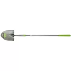 Ames Digging Shovel Long Handle Round Point Fiberglass Handle 15Yr