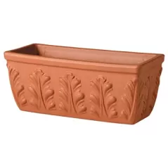 Deroma 16" Window Box Pot Terra Cotta Case Pack