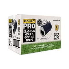 GONZO Pro Dead-End Mole & Gopher Trap