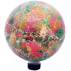 Gardener Select 10" Tempered Multicolor Mix Glass Globe