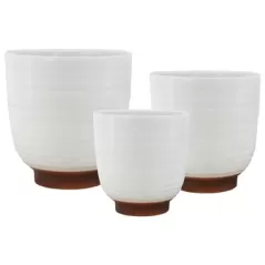 MCarr 24pc 4.3" X-Small Planter Set White