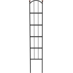 Panacea 60" Modern Farmhouse Trellis Black