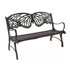 Painted Sky Bench Butterfly Iron
