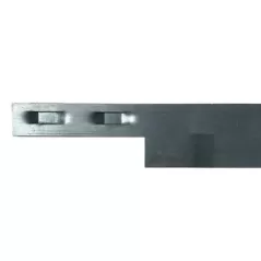 Pro-Steel 14Ga 10' Edging Galvanized w/ 4 Stakes