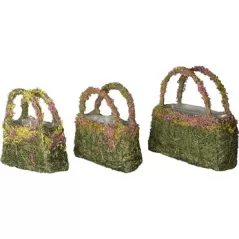 SuperMoss Deco Purse Lavender Set of 3