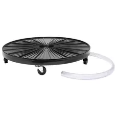Plant Dolly Black 24 in Round w/ Hydro Fitting (4/Cs)