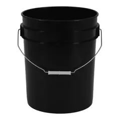 Gro Pro Black Plastic Bucket 5 Gallon