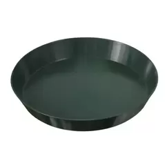 Green Premium Plastic Saucer 12 in (48/Cs)