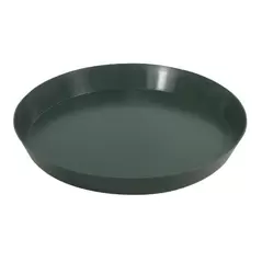 Green Premium Plastic Saucer 16 in (40/Cs)