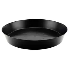 Black Premium Plastic Saucer 20 in (5/Cs)