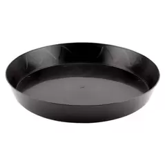 Gro Pro Heavy Duty Black Saucer - 12 in (50/Cs)