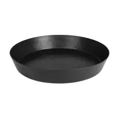 Gro Pro Heavy Duty Black Saucer w/ Tall Sides - 20 in (10/Cs)