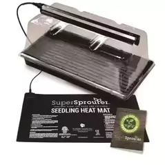 Super Sprouter Premium Heated Propagation Kit w/ T5 Light