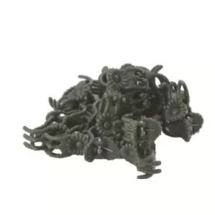 SuperMoss 24pc Medium Green Daisy Orchid Clips