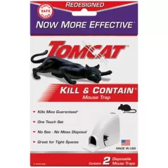 Tomcat Kill & Contain Mouse Trap 2pk