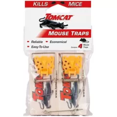 Tomcat Wooden Mouse Trap 4pk
