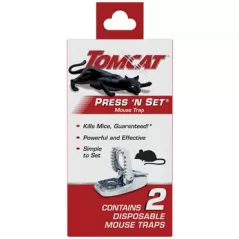 Tomcat 2pk Press 'N Set Mouse Trap