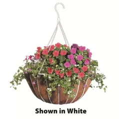 Austram 14" ProGro Planter with Wire Hanger Black