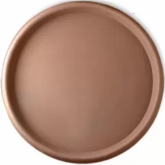 Crescent 19.7" Round Universal Saucer Weathered Terracotta