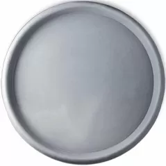 Crescent 19.7" Round Universal Saucer Weathered Concrete