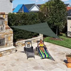 Coolaroo 11'10" Ready to Hang Triangle Shade Sail Montecito