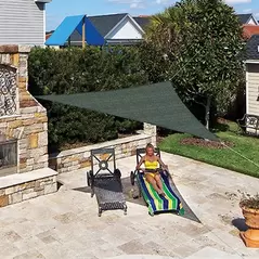 Coolaroo 11'10" Ready to Hang Triangle Shade Sail Montecito