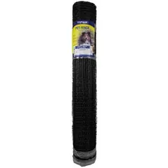 Tenax 4'x100' Pet Fence Select Black 1.77"x1.97" Mesh