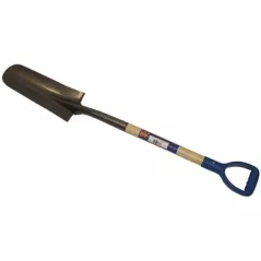 Organic 14" Drain Spade With Wood D Handle