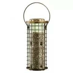 Perky Pet Squirrel Stumper Feeder Brass 3lb Capacity