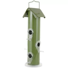 Perky Pet Green Metal Tube Feeder