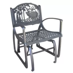 Painted Sky Glider Chair Elk Iron