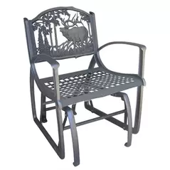 Painted Sky Glider Chair Elk Iron