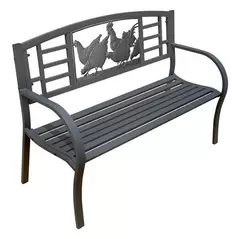 Painted Sky Bench Chicken Tube Steel Bench