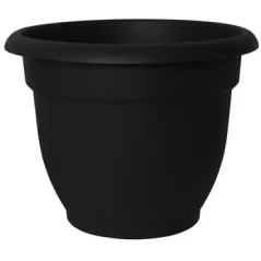 Bloem 12" Ariana with Grid Planter Black*