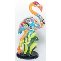 Talavera Flamingo Statue